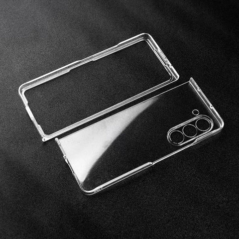 PC Transparent Shockproof Protective Phone Case, For Samsung Galaxy Z Fold5