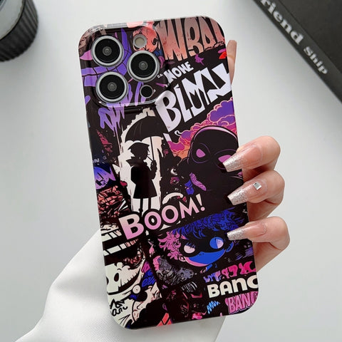 Painted Pattern Precise Hole PC Phone Case, For iPhone 11 Pro Max