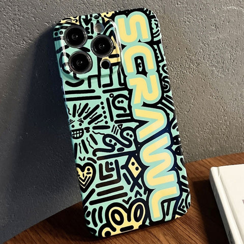 Painted Pattern Precise Hole PC Phone Case, For iPhone 11 Pro Max