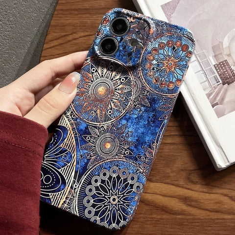 Painted Pattern Precise Hole PC Phone Case, For iPhone 11