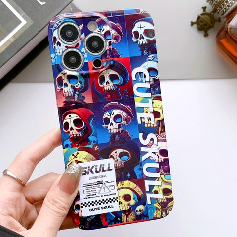 Painted Pattern Precise Hole PC Phone Case, For iPhone 11 Pro