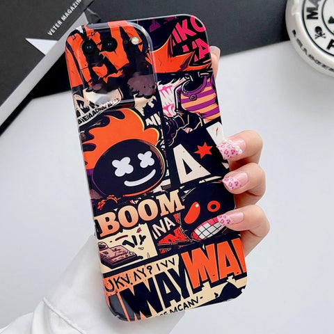 Painted Pattern Precise Hole PC Phone Case, For iPhone 8 Plus / 7 Plus