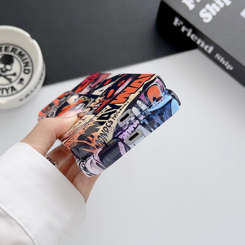 Painted Pattern Precise Hole PC Phone Case, For iPhone XR