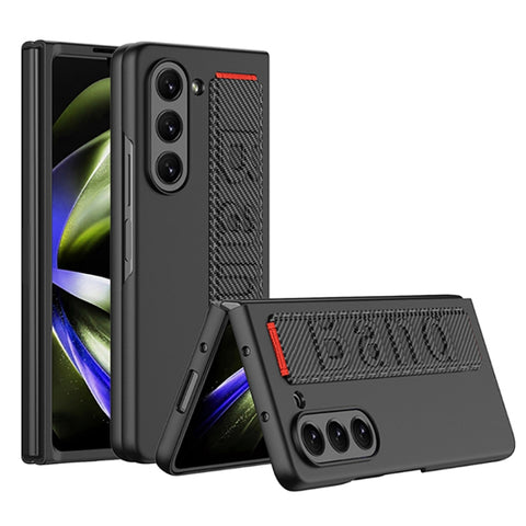 GKK Ultra-thin Wristband Shockproof Phone Case with Holder, For Samsung Galaxy Z Fold5 5G