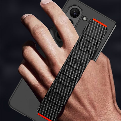 GKK Ultra-thin Wristband Shockproof Phone Case with Holder, For Samsung Galaxy Z Fold5 5G