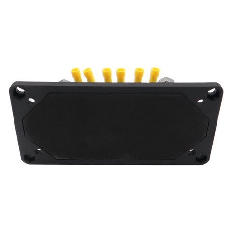 150A 12-48V RV Yacht Modified Double Row 12-way M6 Terminal Busbar with 12pcs Terminals, CP-3158, CP-3159