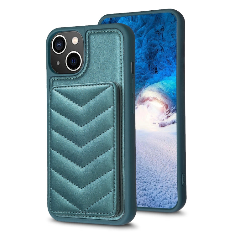 BF26 Wave Pattern Card Bag Holder Phone Case, For iPhone 15, For iPhone 14 Pro Max, For iPhone SE 2022 / 2020 / 8 / 7, For iPhone 13 Pro Max, For iPhone 13 Pro, For iPhone 12 / 12 Pro
