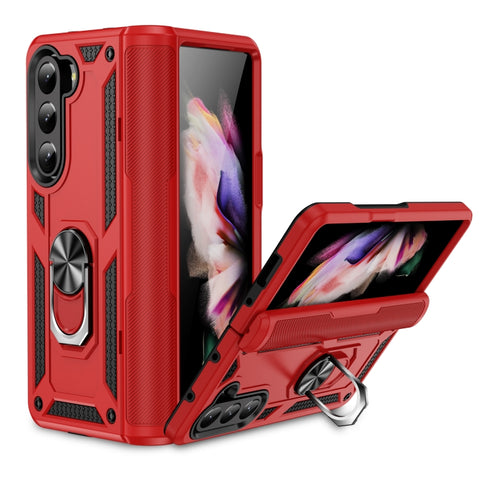 Shockproof TPU + PC Phone Case with Protective Strap, For Samsung Galaxy Z Fold5