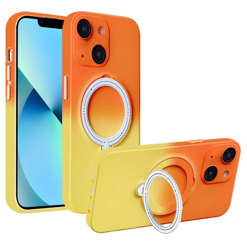 Gradient TPU MagSafe Holder Phone Case, For iPhone 14 Plus, For iPhone 14, For iPhone 14 Pro, For iPhone 14 Pro Max, For iPhone 13 Pro Max, For iPhone 13 Pro, For iPhone 13, For iPhone 12
