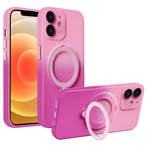 Gradient TPU MagSafe Holder Phone Case, For iPhone 14 Plus, For iPhone 14, For iPhone 14 Pro, For iPhone 14 Pro Max, For iPhone 13 Pro Max, For iPhone 13 Pro, For iPhone 13, For iPhone 12