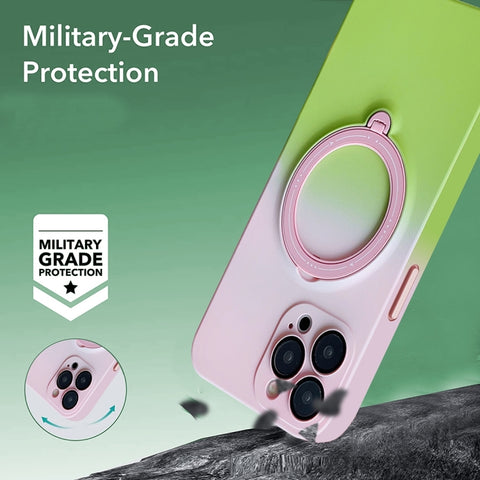Gradient TPU MagSafe Holder Phone Case, For iPhone 12 Pro Max, For iPhone 12 Pro, For iPhone 11 Pro Max, For iPhone 11, For iPhone 11 Pro