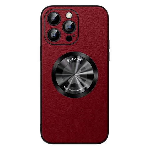 SULADA Microfiber Leather MagSafe Magnetic Phone Case, For iPhone 15 Pro Max, For iPhone 15 Pro, For iPhone 15 Plus, For iPhone 15, For iPhone 14 Plus, For iPhone 14