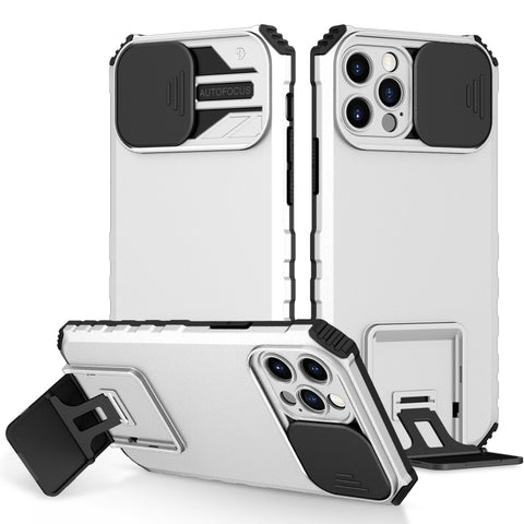 Stereoscopic Holder Sliding Camshield Phone Case, For iPhone 16 Pro Max, For iPhone 16 Pro, For iPhone 16 Plus, For iPhone 16, For iPhone 15 Pro Max, For iPhone 15 Pro