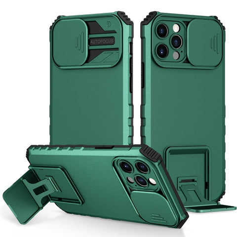 Stereoscopic Holder Sliding Camshield Phone Case, For iPhone 16 Pro Max, For iPhone 16 Pro, For iPhone 16 Plus, For iPhone 16, For iPhone 15 Pro Max, For iPhone 15 Pro