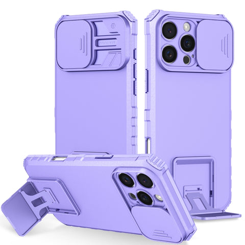 Stereoscopic Holder Sliding Camshield Phone Case, For iPhone 16 Pro Max, For iPhone 16 Pro, For iPhone 16 Plus, For iPhone 16, For iPhone 15 Pro Max, For iPhone 15 Pro