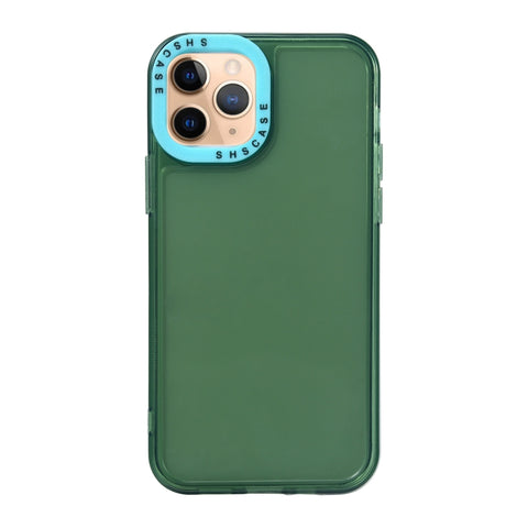 Color Contrast Lens Frame Transparent TPU Phone Case, For iPhone 11, For iPhone 11 Pro