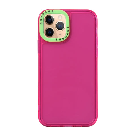 Color Contrast Lens Frame Transparent TPU Phone Case, For iPhone 11, For iPhone 11 Pro