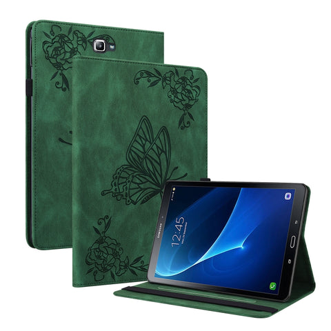 Butterfly Flower Embossed Leather Tablet Case, For Samsung Galaxy Tab S4 10.5 SM-T830, For Samsung Galaxy Tab A 10.1 2016/T580/T585, For Samsung Galaxy Tab S2 9.7 T810 T815, For Samsung Galaxy Tab A 9.7 T550 T555