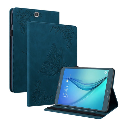 Butterfly Flower Embossed Leather Tablet Case, For Samsung Galaxy Tab S4 10.5 SM-T830, For Samsung Galaxy Tab A 10.1 2016/T580/T585, For Samsung Galaxy Tab S2 9.7 T810 T815, For Samsung Galaxy Tab A 9.7 T550 T555