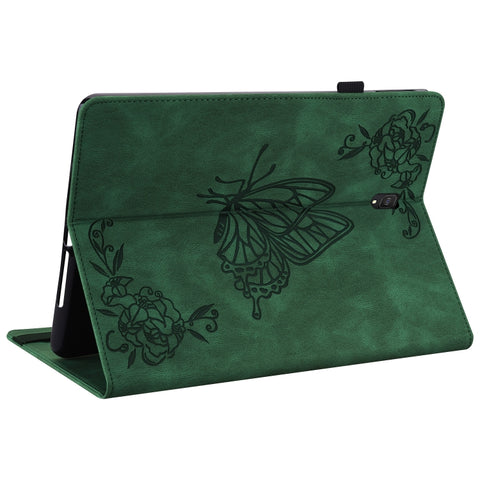 Butterfly Flower Embossed Leather Tablet Case, For Samsung Galaxy Tab S4 10.5 SM-T830, For Samsung Galaxy Tab A 10.1 2016/T580/T585, For Samsung Galaxy Tab S2 9.7 T810 T815, For Samsung Galaxy Tab A 9.7 T550 T555