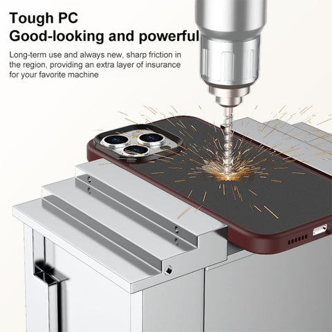 Brilliant Series Micro-frosted Anti-fingerprint PC Phone Case, For iPhone 15 Pro Max, For iPhone 15 Pro, For iPhone 15 Plus, For iPhone 15
