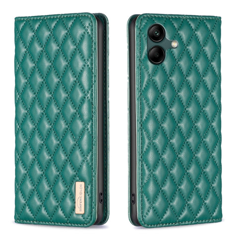 Diamond Lattice Magnetic Leather Flip Phone Case, For Samsung Galaxy S24 Ultra 5G, For Samsung Galaxy A35, For Samsung Galaxy A25 5G, For Samsung Galaxy A55, For Samsung Galaxy A15, For Samsung Galaxy S23 FE 5G, For Samsung Galaxy A05                  ...