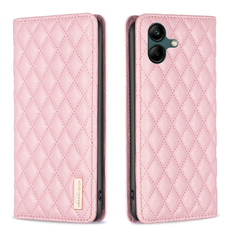 Diamond Lattice Magnetic Leather Flip Phone Case, For Samsung Galaxy S24 Ultra 5G, For Samsung Galaxy A35, For Samsung Galaxy A25 5G, For Samsung Galaxy A55, For Samsung Galaxy A15, For Samsung Galaxy S23 FE 5G, For Samsung Galaxy A05                  ...
