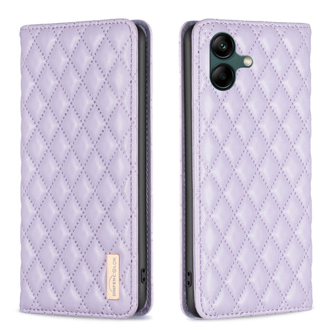 Diamond Lattice Magnetic Leather Flip Phone Case, For Samsung Galaxy S24 Ultra 5G, For Samsung Galaxy A35, For Samsung Galaxy A25 5G, For Samsung Galaxy A55, For Samsung Galaxy A15, For Samsung Galaxy S23 FE 5G, For Samsung Galaxy A05                  ...