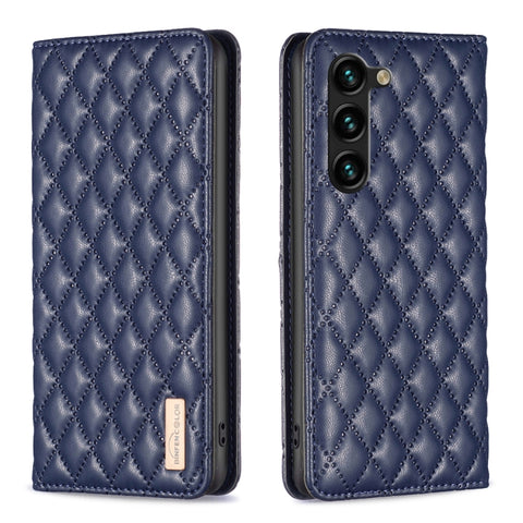 Diamond Lattice Magnetic Leather Flip Phone Case, For Samsung Galaxy S24 Ultra 5G, For Samsung Galaxy A35, For Samsung Galaxy A25 5G, For Samsung Galaxy A55, For Samsung Galaxy A15, For Samsung Galaxy S23 FE 5G, For Samsung Galaxy A05                  ...