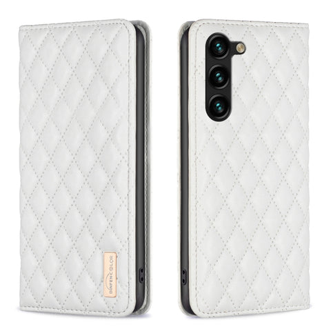 Diamond Lattice Magnetic Leather Flip Phone Case, For Samsung Galaxy S24 Ultra 5G, For Samsung Galaxy A35, For Samsung Galaxy A25 5G, For Samsung Galaxy A55, For Samsung Galaxy A15, For Samsung Galaxy S23 FE 5G, For Samsung Galaxy A05                  ...