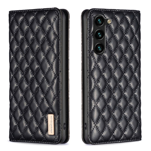 Diamond Lattice Magnetic Leather Flip Phone Case, For Samsung Galaxy S24 Ultra 5G, For Samsung Galaxy A35, For Samsung Galaxy A25 5G, For Samsung Galaxy A55, For Samsung Galaxy A15, For Samsung Galaxy S23 FE 5G, For Samsung Galaxy A05                  ...