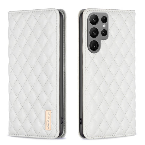 Diamond Lattice Magnetic Leather Flip Phone Case, For Samsung Galaxy S24 Ultra 5G, For Samsung Galaxy A35, For Samsung Galaxy A25 5G, For Samsung Galaxy A55, For Samsung Galaxy A15, For Samsung Galaxy S23 FE 5G, For Samsung Galaxy A05                  ...