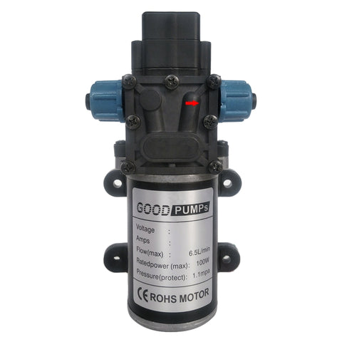 Diaphragm 8L Atomizing Spray Water Pump for Car Washing / Irrigation, DC12V 100W Smart Double Thread Positive Pump, DC12V 100W Reflux Double Thread Positive Pump, DC24V 100W Smart Double Thread Positive Pump, DC24V 100W Reflux Double Thread Positive Pu...