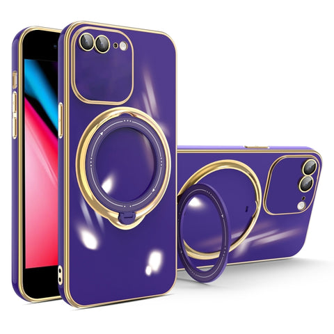 Multifunction Electroplating MagSafe Holder Phone Case, For iPhone 11 Pro, For iPhone XS / X, For iPhone XR, For iPhone XS Max, For iPhone 8 Plus / 7 Plus