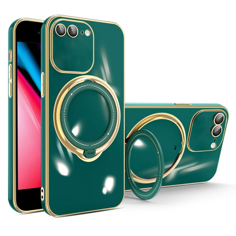 Multifunction Electroplating MagSafe Holder Phone Case, For iPhone 11 Pro, For iPhone XS / X, For iPhone XR, For iPhone XS Max, For iPhone 8 Plus / 7 Plus