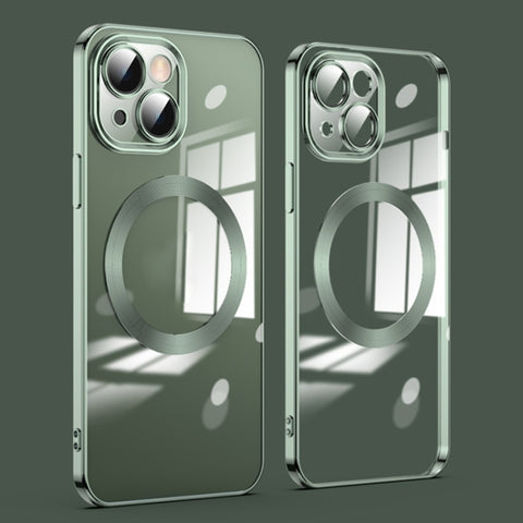 Lens Protector MagSafe Electroplated Phone Case, For iPhone 15 Pro Max, For iPhone 15 Pro, For iPhone 15 Plus, For iPhone 15