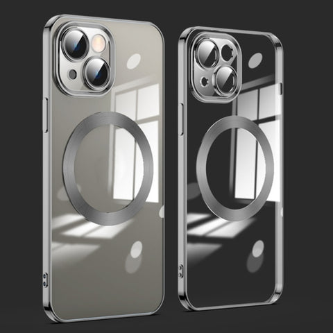 Lens Protector MagSafe Electroplated Phone Case, For iPhone 15 Pro Max, For iPhone 15 Pro, For iPhone 15 Plus, For iPhone 15