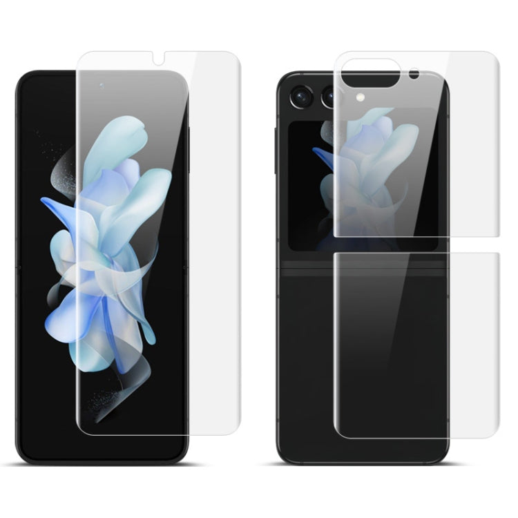 imak Full Screen Hydrogel Film Front Screen + Back Protector Set, For Samsung Galaxy Z Flip5 5G
