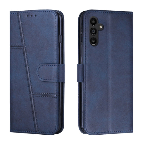 Stitching Calf Texture Buckle Leather Phone Case, For Samsung Galaxy A55, For Samsung Galaxy A35, For Samsung Galaxy A25 5G, For Samsung Galaxy S23 FE 5G