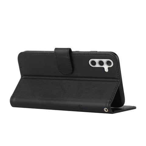 Stitching Calf Texture Buckle Leather Phone Case, For Samsung Galaxy A55, For Samsung Galaxy A35, For Samsung Galaxy A25 5G, For Samsung Galaxy S23 FE 5G