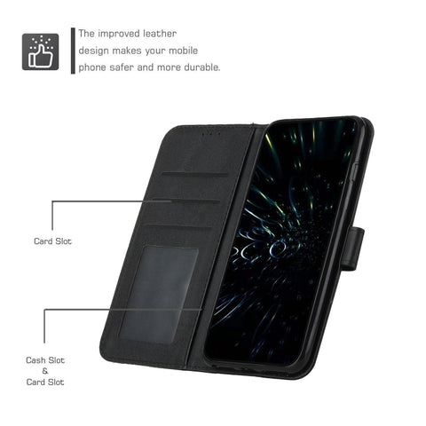 Stitching Calf Texture Buckle Leather Phone Case, For Samsung Galaxy A55, For Samsung Galaxy A35, For Samsung Galaxy A25 5G, For Samsung Galaxy S23 FE 5G