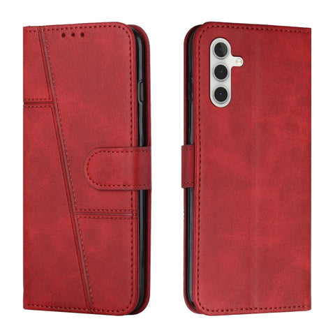 Stitching Calf Texture Buckle Leather Phone Case, For Samsung Galaxy A55, For Samsung Galaxy A35, For Samsung Galaxy A25 5G, For Samsung Galaxy S23 FE 5G