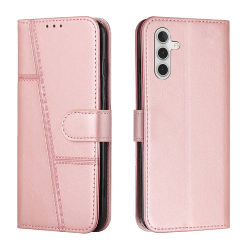 Stitching Calf Texture Buckle Leather Phone Case, For Samsung Galaxy A55, For Samsung Galaxy A35, For Samsung Galaxy A25 5G, For Samsung Galaxy S23 FE 5G