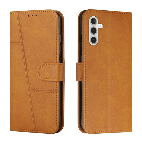 Stitching Calf Texture Buckle Leather Phone Case, For Samsung Galaxy A55, For Samsung Galaxy A35, For Samsung Galaxy A25 5G, For Samsung Galaxy S23 FE 5G