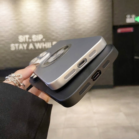 Electroplating Oil Injection Magsafe Magnetic PC Phone Case, For iPhone 13, For iPhone 12, For iPhone 12 Pro Max, For iPhone 12 Pro, For iPhone 11 Pro Max, For iPhone 11