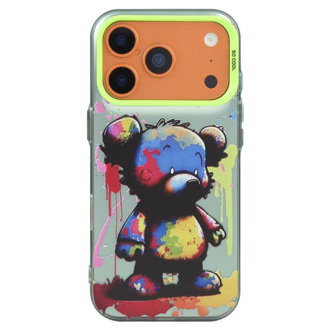 Animal Pattern Oil Painting Series PC + TPU Phone Case, For iPhone 18 Pro / 17 Pro