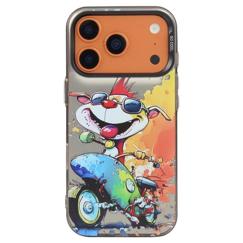 Animal Pattern Oil Painting Series PC + TPU Phone Case, For iPhone 18 Pro / 17 Pro