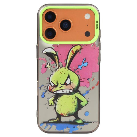 Animal Pattern Oil Painting Series PC + TPU Phone Case, For iPhone 18 Pro / 17 Pro