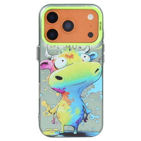 Animal Pattern Oil Painting Series PC + TPU Phone Case, For iPhone 18 Pro Max/17 Pro Max