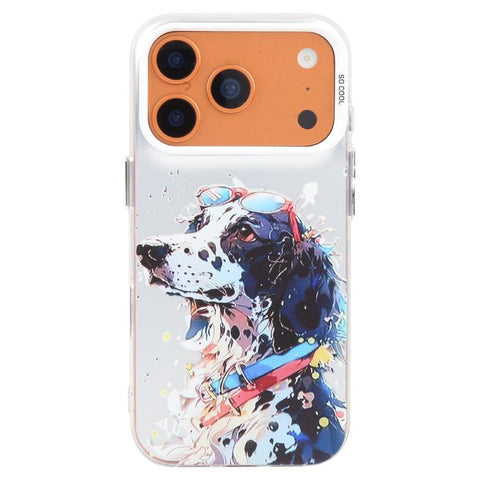 Animal Pattern Oil Painting Series PC + TPU Phone Case, For iPhone 18 Pro Max/17 Pro Max